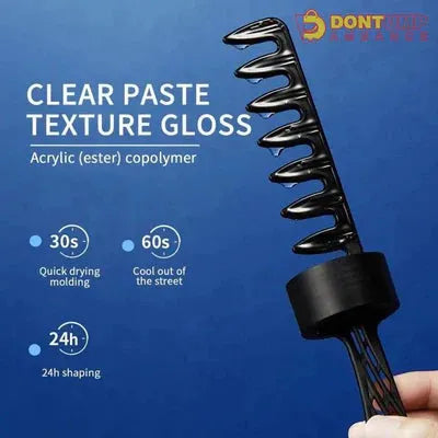 Veze Styling Head Oil Gel 2-In-1 Hair Styling With Comb